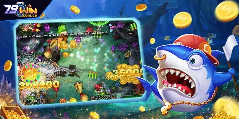 Bán Cá Ăn Xu 79WIN - Chinh Phục Đại Dương, Rinh Quà Khủng 3 Bán cá ăn xu phát triển lối đồ họa HD sắc nét